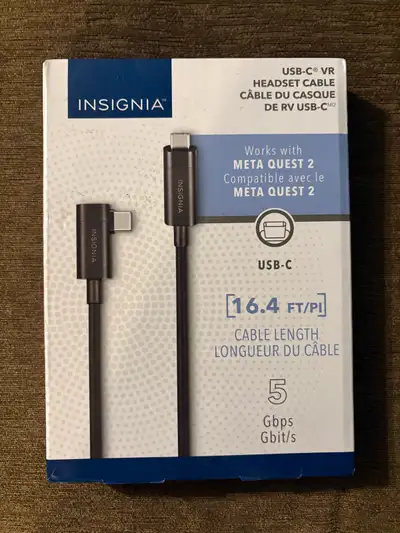 Insignia USB-C VR headset cable 16.4ft, View more