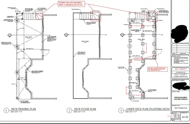 Building Permit Drawings | P.Eng Structural | Legal Basement | M in Other in Mississauga / Peel Region - Image 7