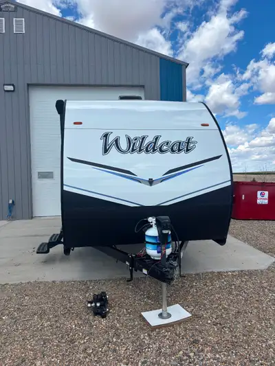 Like new only used a few times. LED lights on awning, outdoor shower, Bluetooth speaker, solar power...