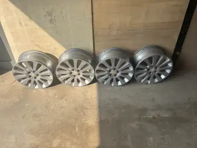 16” Aluminum Rims Bolt Pattern 5x100 Will fit Subaru and others. Asking $240