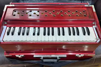 brand new professional harmonium with bag, View more