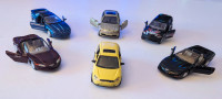 Die-cast UNDER LICENCE, qte 6, comme neuv