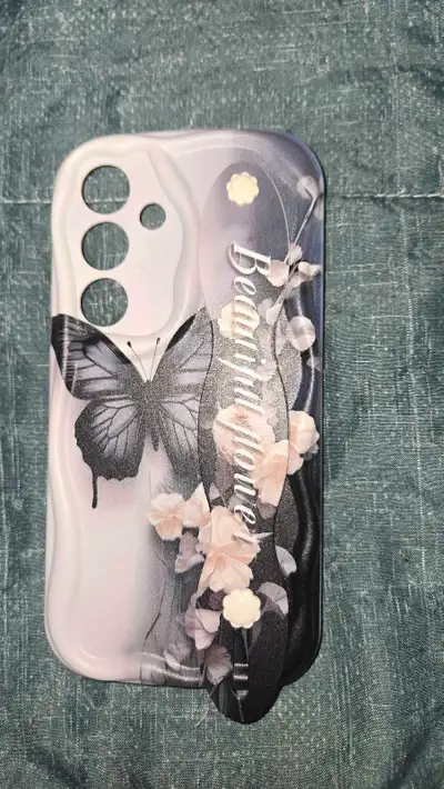 Phone Case with Butterfly and Floral Design, View more