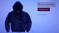 4XL New Carhartt Brown J25 Bomber Jacket with Hood