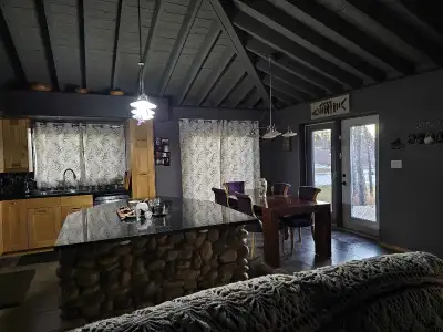 If you are looking for lakefront property, here is a gem! WEST FACING! 1300 sq. ft, 3 BR. 2 bathroom...