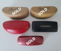 Maui Jim, Versace, etc Hard Sunglasses Glasses Cases ($25 each)