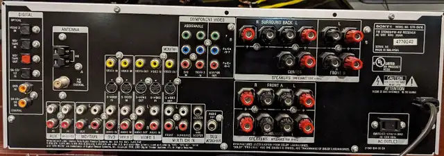 Sony STR-DV10 7.1 Stereo Receiver in General Electronics in Markham / York Region - Image 3