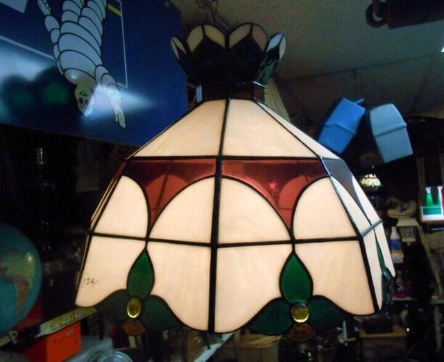 Lampe Vitraux - Abat-Jour Vitrail Suspendu avec Couronne dans Éclairage intérieur et plafonniers  à Sherbrooke - Image 4