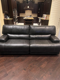  Leather Power Reclining Sofa & Loveseat (retail $8K .. 80%off)%