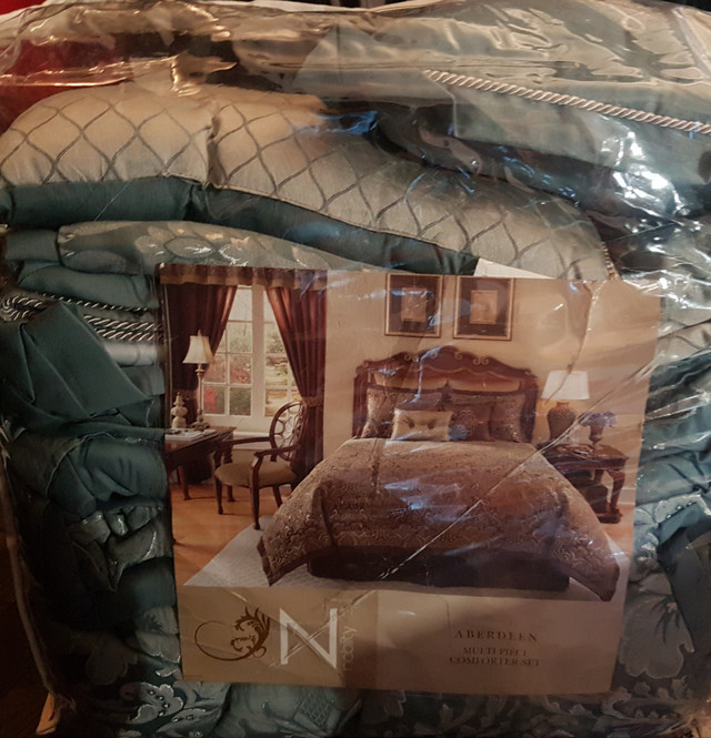 Brand New King size Comforter set 8 pieces in Bedding in City of Montréal