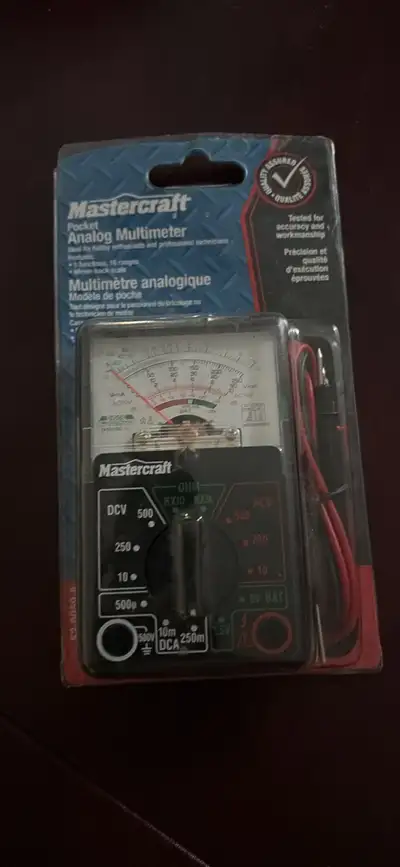 New Mastercraft pocket analog multimeter Pick up in west end