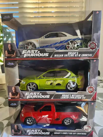 Brian's Ford F-150 SVT Lightning - red truck $60 Brian's Mitsubishi Lancer Evolution VII - green $70...