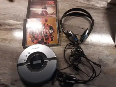Relive the nostalgia with this used Sony CD Walkman, perfect for enjoying your favorite CDs on the g...