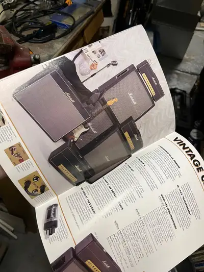 Vintage Marshall Amplifier Guitar catalogue Catalog 2000, View more
