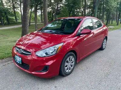 Fresh safety! Clean title! No rust! 2016 Hyundai Accent FWD 1.6L 4cyl. automatic 127,000km Newer tir...