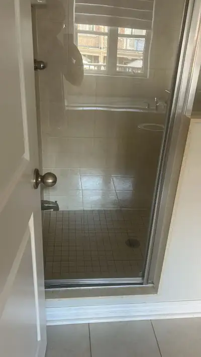 Room with private washroom. Rooms have big windows (equipped with blinds for blocking light) on the...