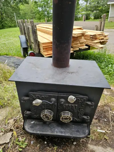 iron wood stove, View more