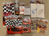 Lightning McQueen Cars themed birthday party set