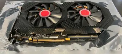 Selling an XFX AMD Radeon RX 580 8GB GDDR5 GTS Black Edition. This card was pulled from a profession...