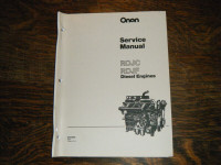 Onan RDJC, RDJF Diesel Engine Service Manual