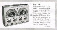 TV Bar Generator with Marker 700Electronic Measurements Corp.