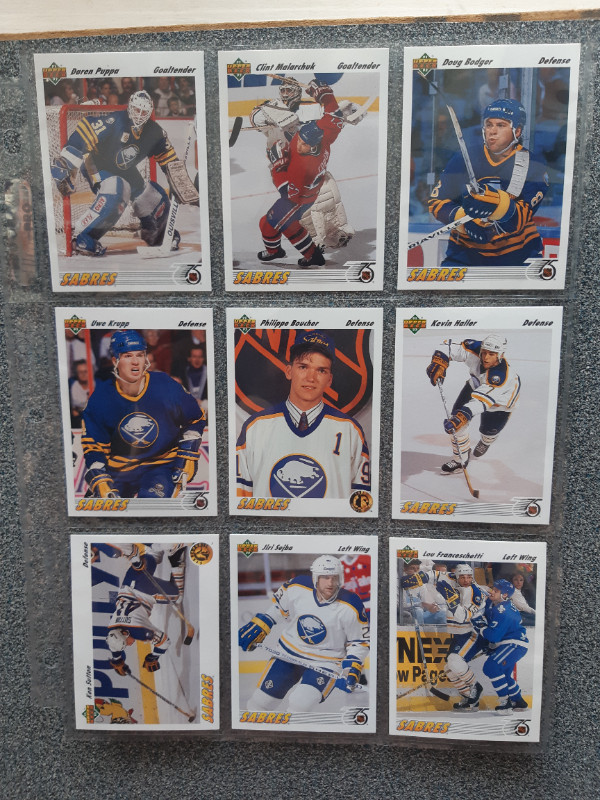 Carte de hockey Sabres de Buffalo Upper Deck 1991-1992 dans Art et objets de collection  à Lévis - Image 2