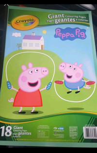 Peppa pig giant colouring pages (new)