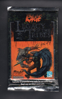 1995 LEGACY OF THE TRIBES RAGE WEREWOLF APOCALYPSE PAQUET SCELLÉ