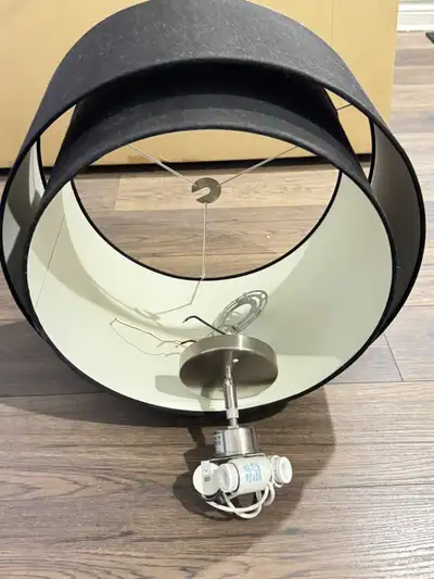 Black Fabric Lighting Fixture , View more