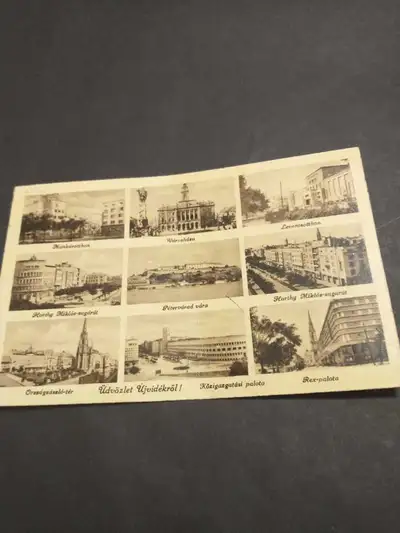 Postcard of 9 cities/towns. In box 9. To see my other postcards, covers, stamps, postal stationery a...