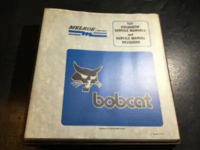 Bobcat 320 Mini Excavator Service Manual (Serial number 20001 and above) Bobcat OEM Part number #672...