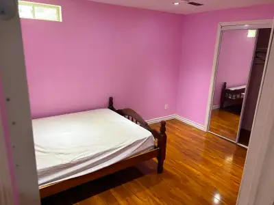 walk in basement for 2 people ( preference srilankan or indian) rent include everything with one car...