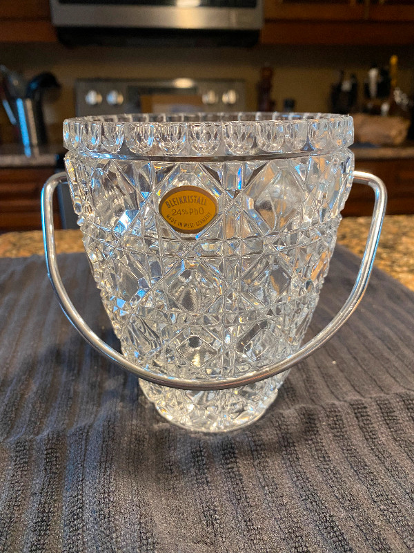 Bleikristall ice bucket crystal (West Germany) in Arts & Collectibles in Bedford