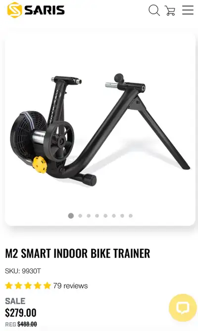 Saris M2 Smart Indoor Bike Trainer, View more