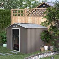 9.1' x 6.4' x 6.3 Garden Storage Shed w/Floor Foundation Outdoor
