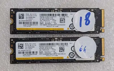 Samsung MZ-VL25120 OEM version 980 Pro 512GB NVMe SSD Like-New, View more
