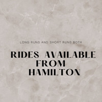 RIDES AVAILABLE FROM HAMILTON TO FULL GTA AND ALL OTHER AREAS