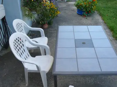 table et chaises pour l'exterieur, View more