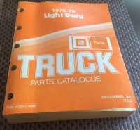 1976-78 Light Duty Truck Parts Catalogue