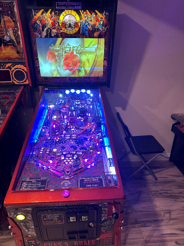Guns and Roses Pinball Limited Edition in Toys & Games in Markham / York Region