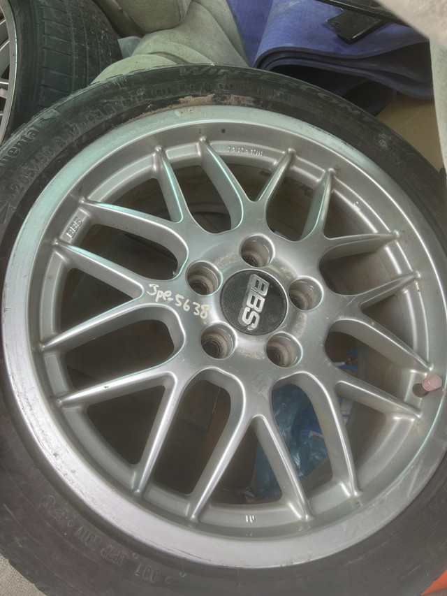 2X JDM BBS RX243 5x114 PAIR in Tires & Rims in St. Catharines