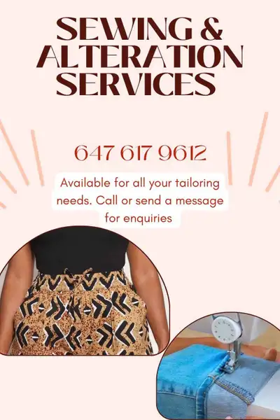 Tailoring services, View more