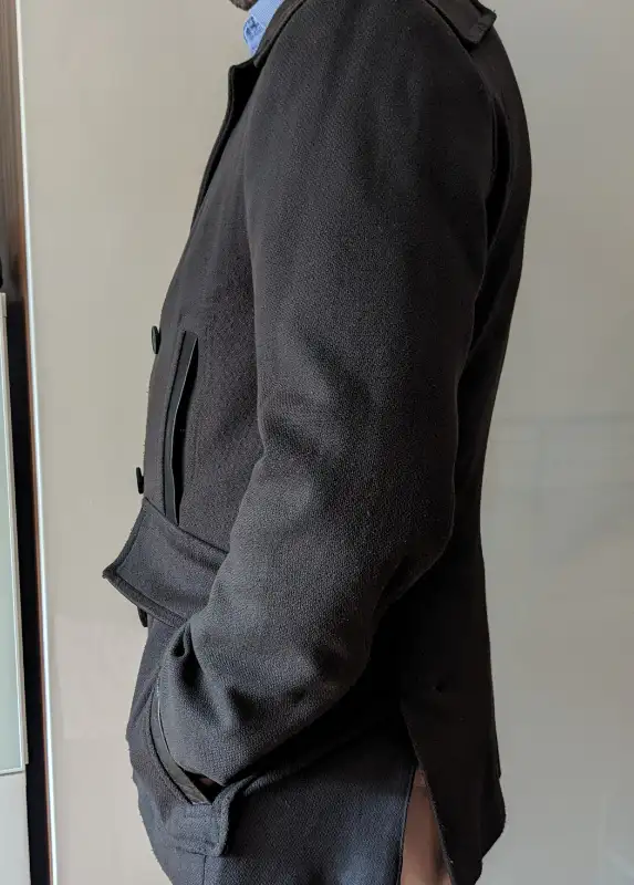 Men's Mackage Brown Wool Jacket / Manteau in Men's in City of Montréal - Image 4
