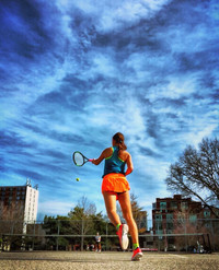 Tennis hitting partner / tennis lessons  