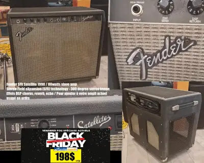 AUBAINE VENDREDI FOU - Fender Satellite SFX 80-Watt 1x12", View more