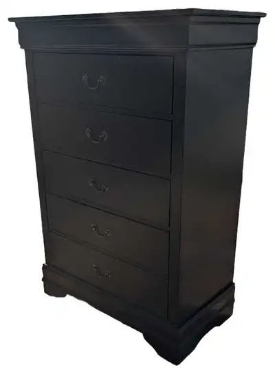 Classic Black 5-Drawer Dresser, View more