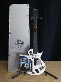Rock Band Avec Guitar Et Case De Transport (Wii)