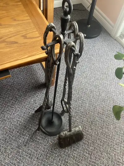 Iron fireplace set, View more