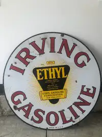 Looking for this Irving porcelain sign
