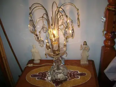 Lampe en cristal vintage, View more